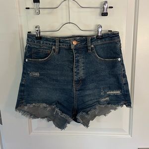 We The Free CRVY denim shorts